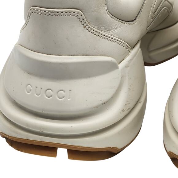 GUCCI Rhyton Interlocking GG Screener Star Leather Sneakers UK 7 US 8 main image 7